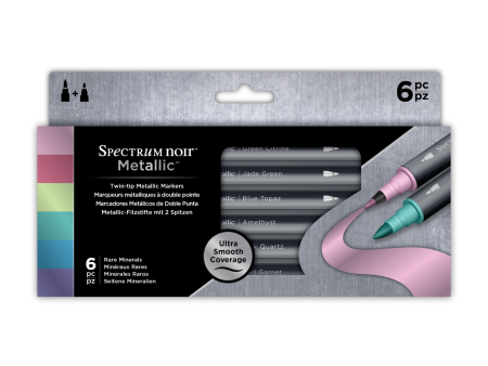 Metallic Markers by Spectrum Noir (6pk) - Rare Minerals Cheap