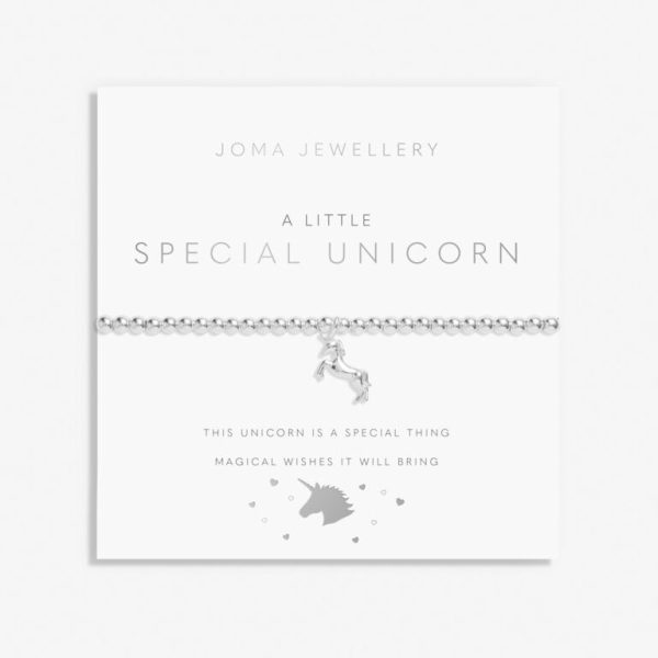 Joma Jewellery Bracelet - Childrens A Little Special Unicorn Sale