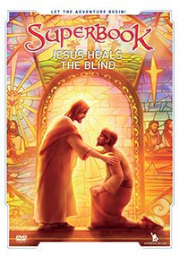 Superbook - Jesus Heals the Blind (Book) For Cheap