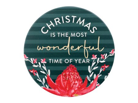 Splosh - Ceramic Christmas Coaster - Most Wonderful Time Of The Year Online Hot Sale