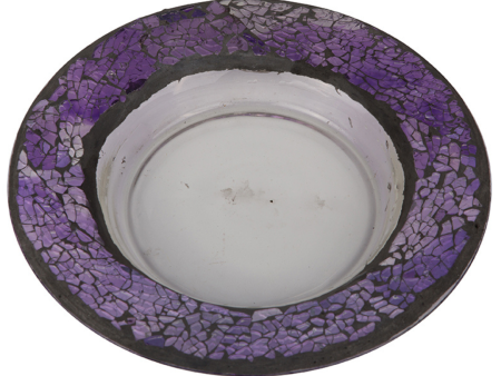 Cello Candle Charger - Purple Pebbles For Cheap