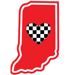 IN Heart in Indiana Sticker For Sale