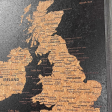 Splosh Travel Map - UK & Ireland Map - Small - Black Online Sale