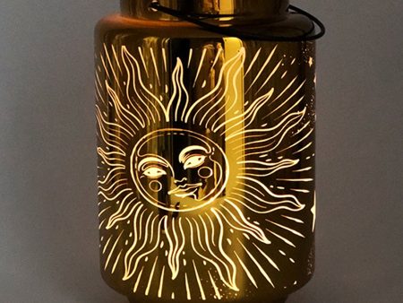 Cello Lighting - Celestial Gold Lantern - Large For Cheap