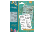 Nature s Garden - Kingfisher Collection - Clear Acrylic Stamps - All Occasion Sentiments Sale