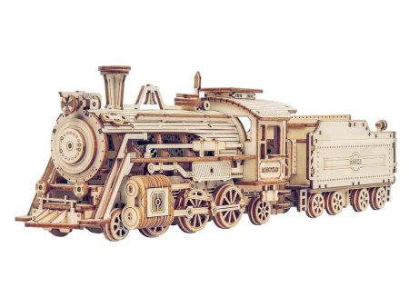 ROBOTIME Locomotive Train DIY Model Kit Sale