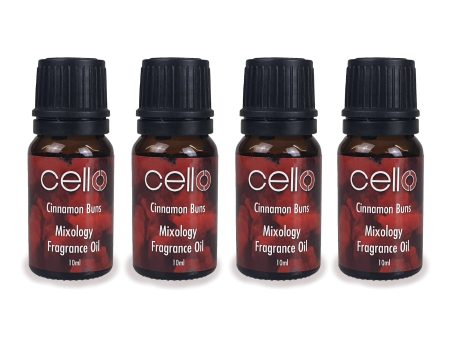 Cello Mixology Fragrance Oil - Pack of 4 -Cinnamon Buns Cheap