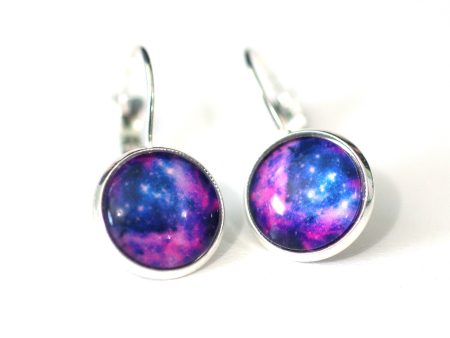 Nebula 16mm Glass Dome Cabochon Cufflinks    Perfect Wedding Gift for Groomsman Discount