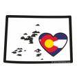 CO Heart in Colorado Sticker Supply