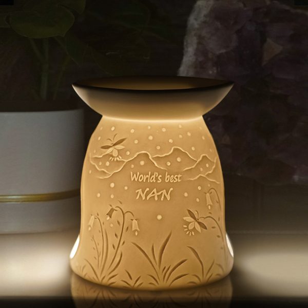 Cello Porcelain Tealight Burner - Worlds Best Nan Cheap