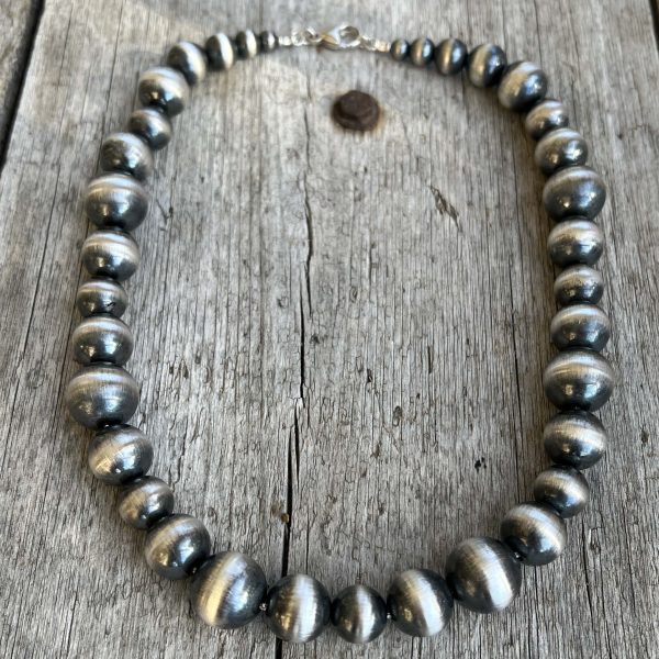 Sterling Silver Navajo Pearl Necklace For Discount