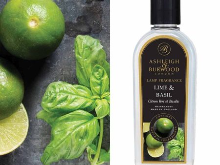 Ashleigh & Burwood Lamp Fragrance 500ml - Lime & Basil Discount