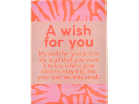 Splosh Meaningful Magnet Wish For You Supply