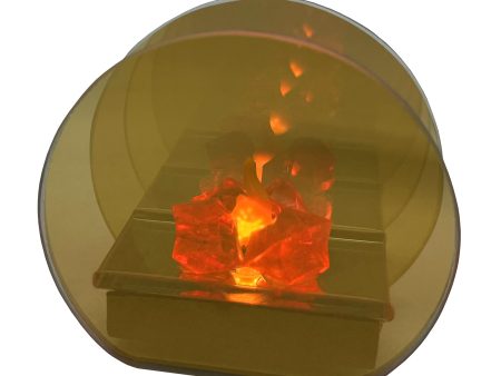 Gleneagles Gold Round Large Infinity Flame - LED USB Lamp Supply