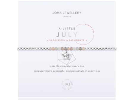 Joma Jewellery Bracelet - a little BIRTHSTONE JULY SUNSTONE For Cheap