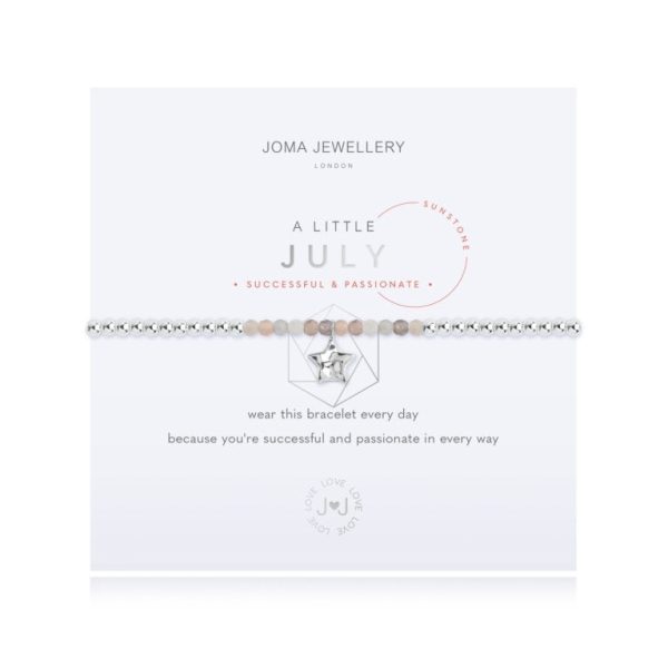 Joma Jewellery Bracelet - a little BIRTHSTONE JULY SUNSTONE For Cheap