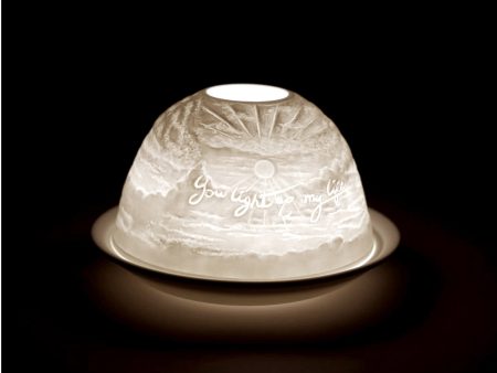 Cello Tealight Dome - You Light Up My Life Cheap