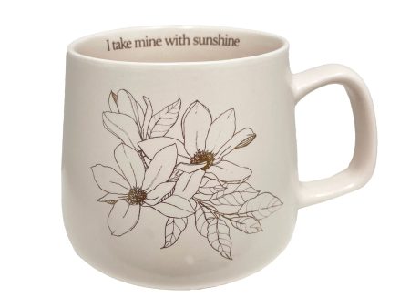 Splosh Blossom Mug Gold Floral Cheap