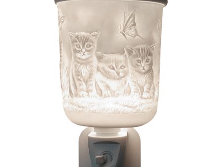 Cello - Porcelain Plug In Electric Wax Burner - Kitten Online