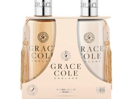 Grace Cole Orchid, Amber & Incense Body Care Duo 300ml For Discount