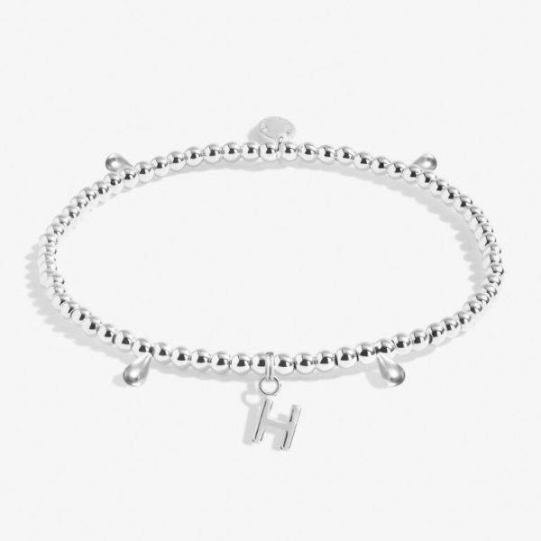 Joma Jewellery Bracelet - A Little Alphabet  H  Supply