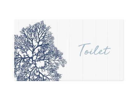 Splosh Hamptons Door Plaque - Toilet on Sale