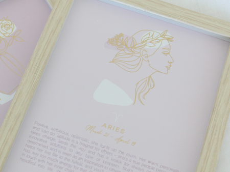 Splosh Mystique Framed Zodiac Print - Aries Supply