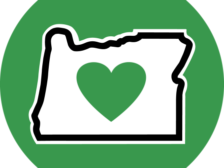 OR Heart in Oregon 2.25  Magnet Fashion