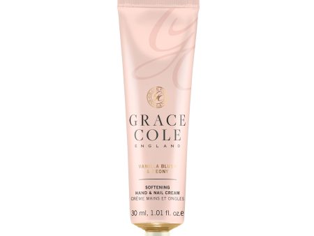 Grace Cole Vanilla Blush & Peony Hand & Nail Cream 30ml Hot on Sale