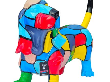 Gleneagles Graffiti Punks Animal Figure - Scout Basset Hound Fashion