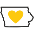 IA Heart in Iowa Sticker Online Sale