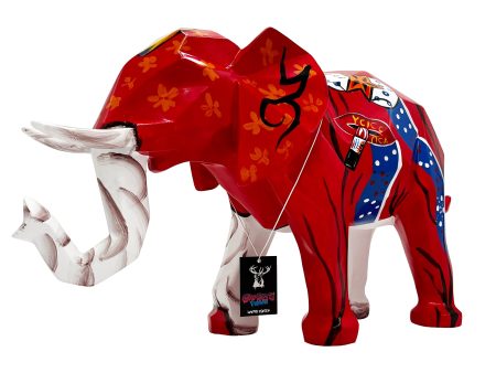 Gleneagles Graffiti Punks Animal Figure - Stomp Large Elephant For Cheap