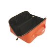 Alice Wheeler Train Case - Orange & Black Cheap