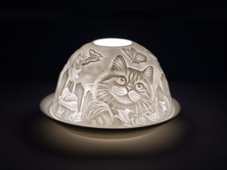 Cello Tealight Dome - Cat Sale