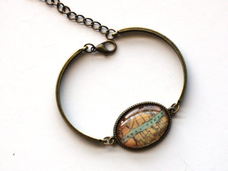 Grand Canal Vintage Map Bracelet For Discount