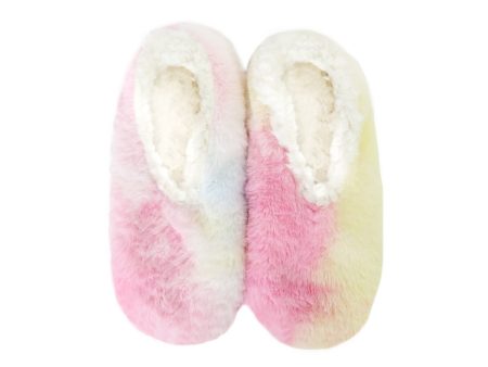 Splosh Rainbow Kids Tie Dye Slippers Supply