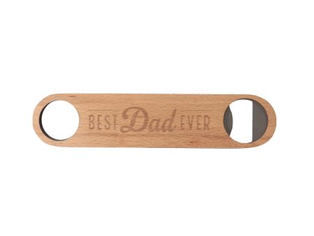 Splosh Wooden Bottle Opener - Best Dad Ever Online now