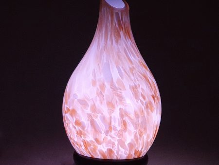 Cello Ultrasonic Diffuser Art Glass - Golden Rays Online