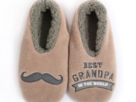 Splosh Men s Brown Grandpa Slippers Online