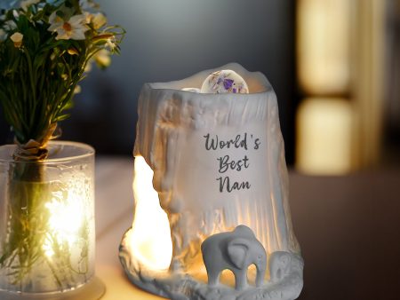 Cello Elephant Tealight Burner - World s Best Nan For Sale