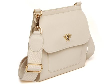 Alice Wheeler Bloomsbury Cross Body Bag - Cream Cheap