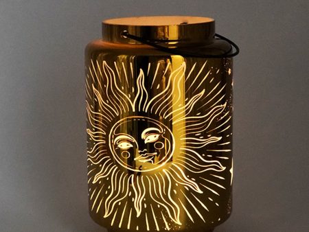 Cello Lighting - Celestial Gold Lantern - Small Cheap