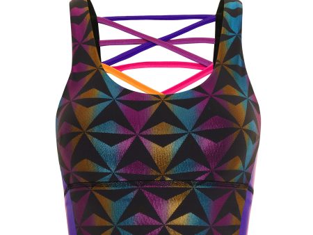 Geodesic Night Long Sports Bra Hot on Sale