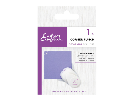 Crafters Companion Corner Punch – Decorative Scallops Sale