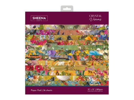 Sheena Douglass Crystal Visions 12” x 12” Paper Pad Hot on Sale