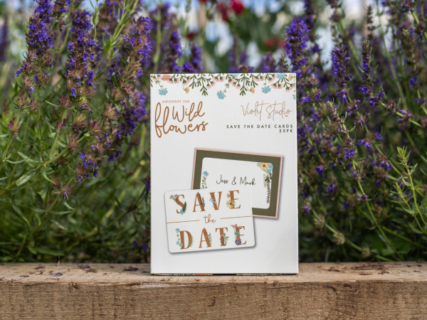 Save The Dates - Amongst The Wildflowers - 25pk - Violet Studios Online Hot Sale