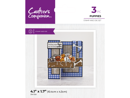 Crafter s Companion - Stamp and Die - Puppies Online now