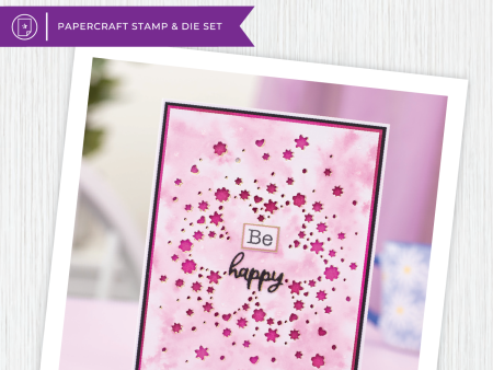 Crafter s Companion Stamp & Die - Happy Flowers For Discount