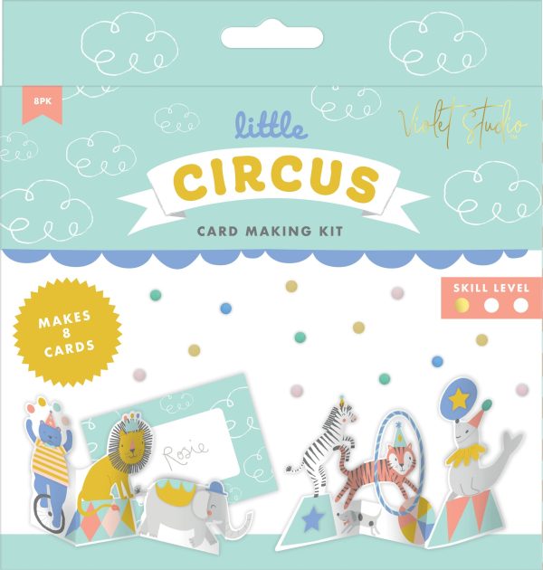 Little Circus Card Making Kit - Violet Studios Hot on Sale