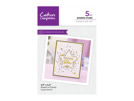 Crafter s Companion Stamp & Die - Shining Stars Discount